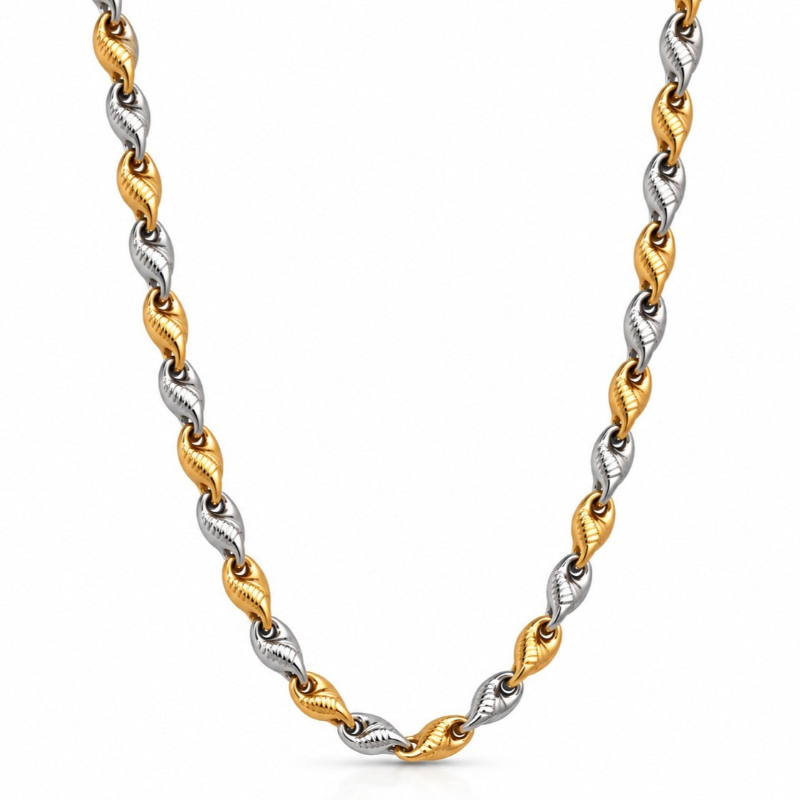 Twin Tone Rope Chain