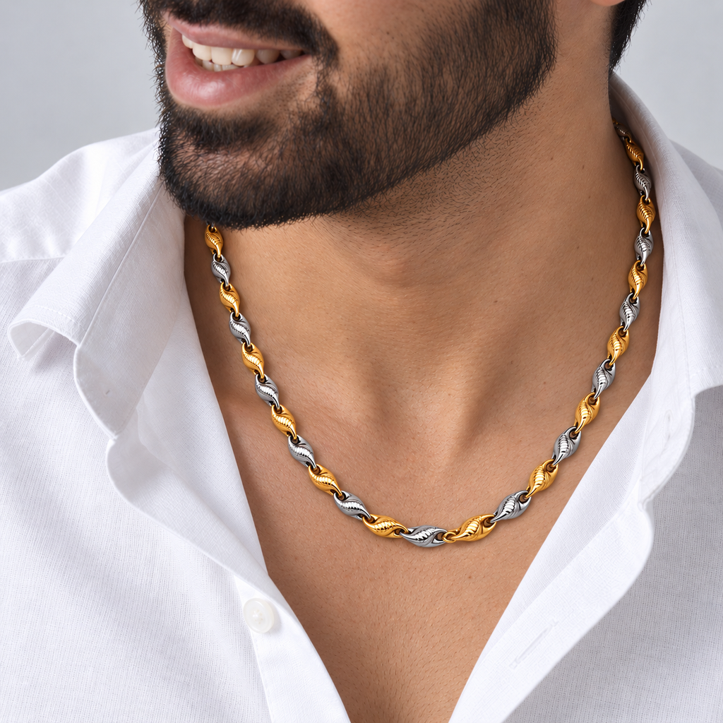 Twin Tone Rope Chain