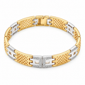 Imperial Lattice CZ Link Bracelet