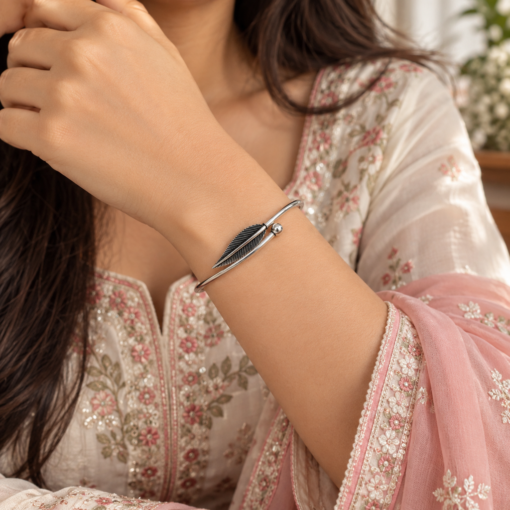 Wanderer Feather Wrap Cuff
