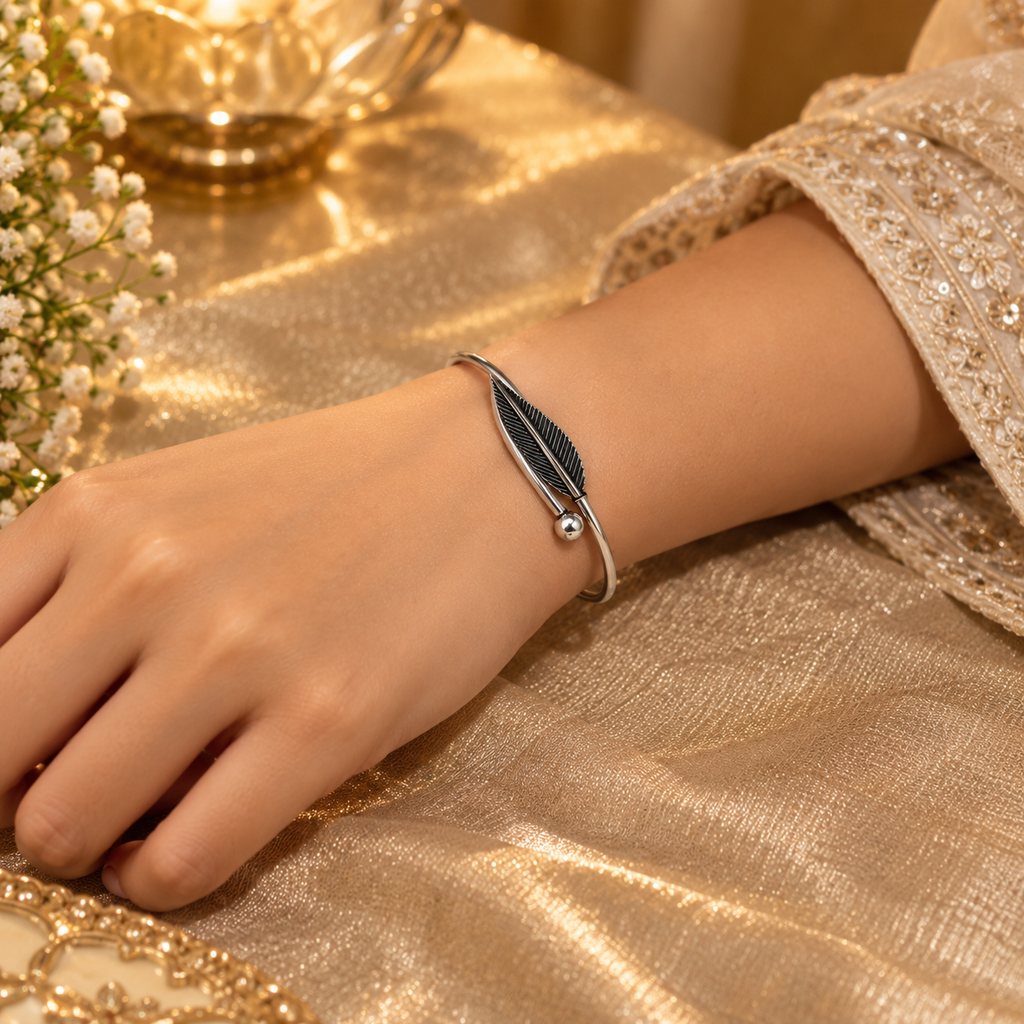 Wanderer Feather Wrap Cuff