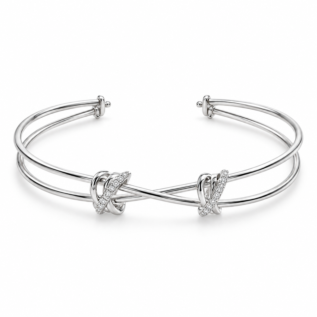 Triple Strand Knot Cuff