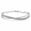 Crossover Pave Bar Bracelet