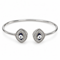 Evil Eye Open Cuff Bangle