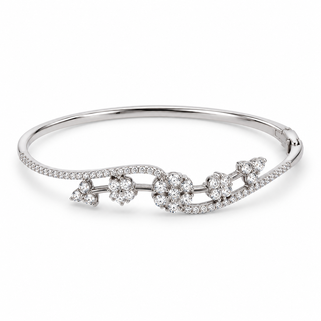 Blossom Trail CZ Bangle