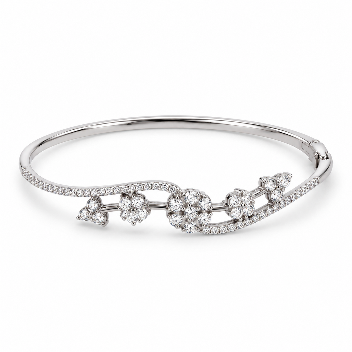 Blossom Trail CZ Bangle