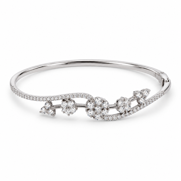 Blossom Trail CZ Bangle
