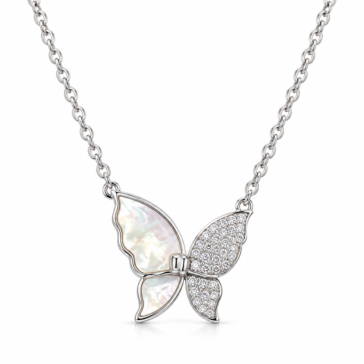 Split-Wing Butterfly Pendant