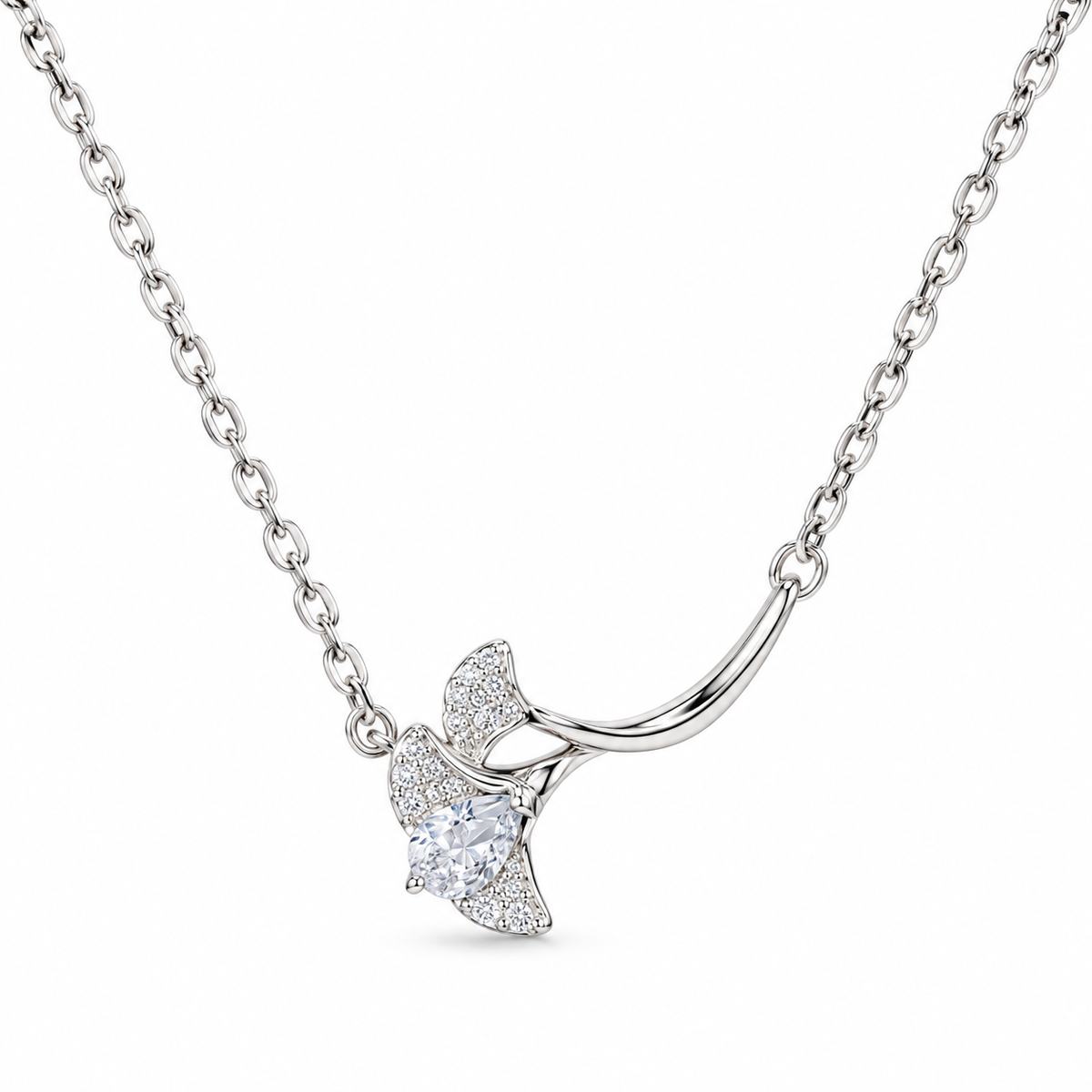 Stem Solitaire Pendant