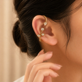 Gilded Ivy Ear Cuff Climbers