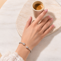 Twin Star Princess-Cut Cuff