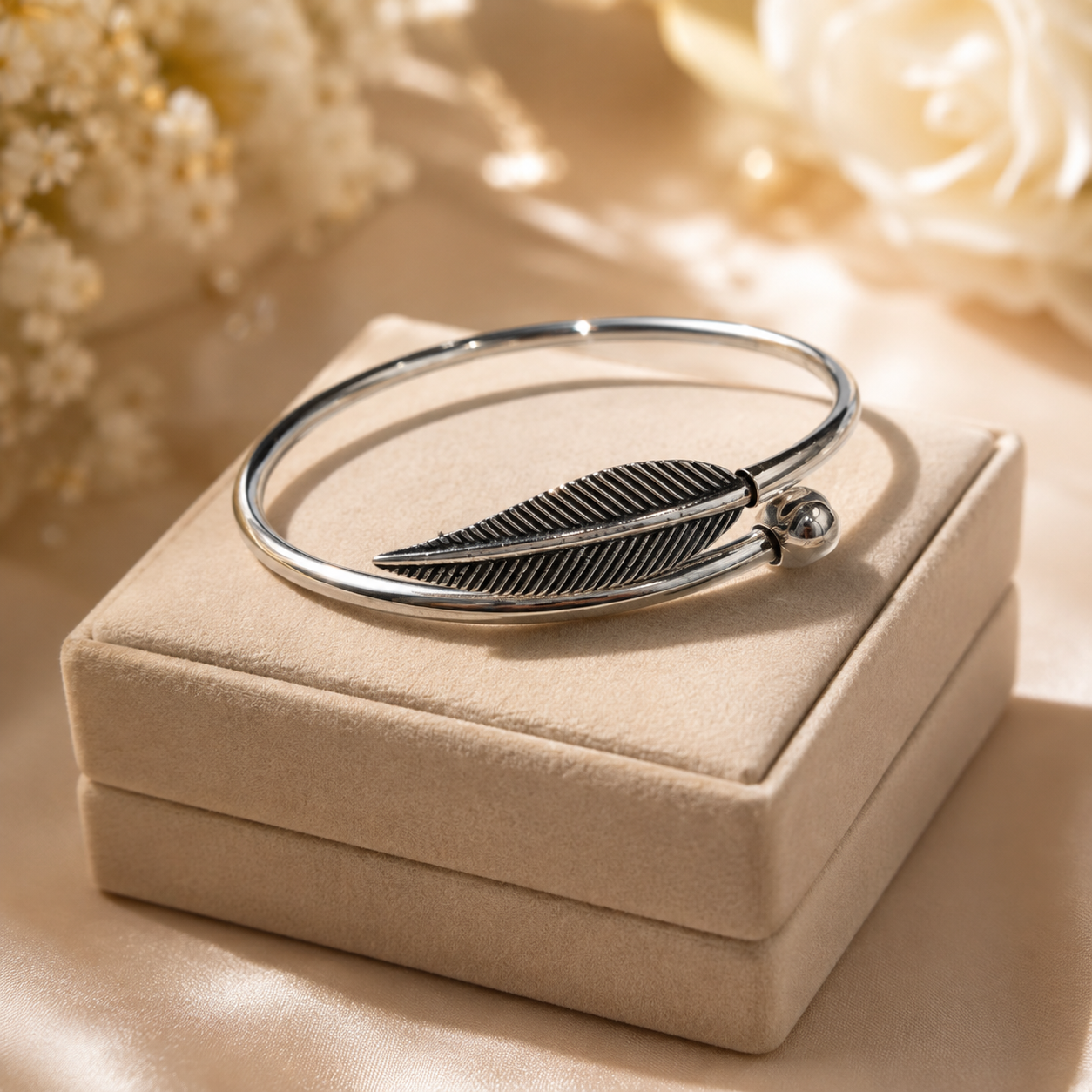 Wanderer Feather Wrap Cuff