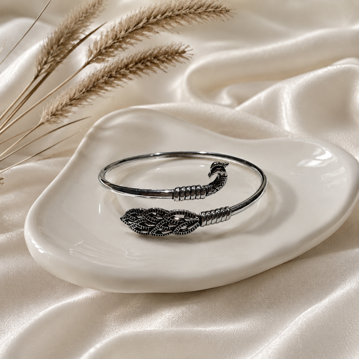 Mayura Peacock Bypass Cuff