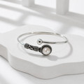 Moonlight Pearl Bypass Bangle
