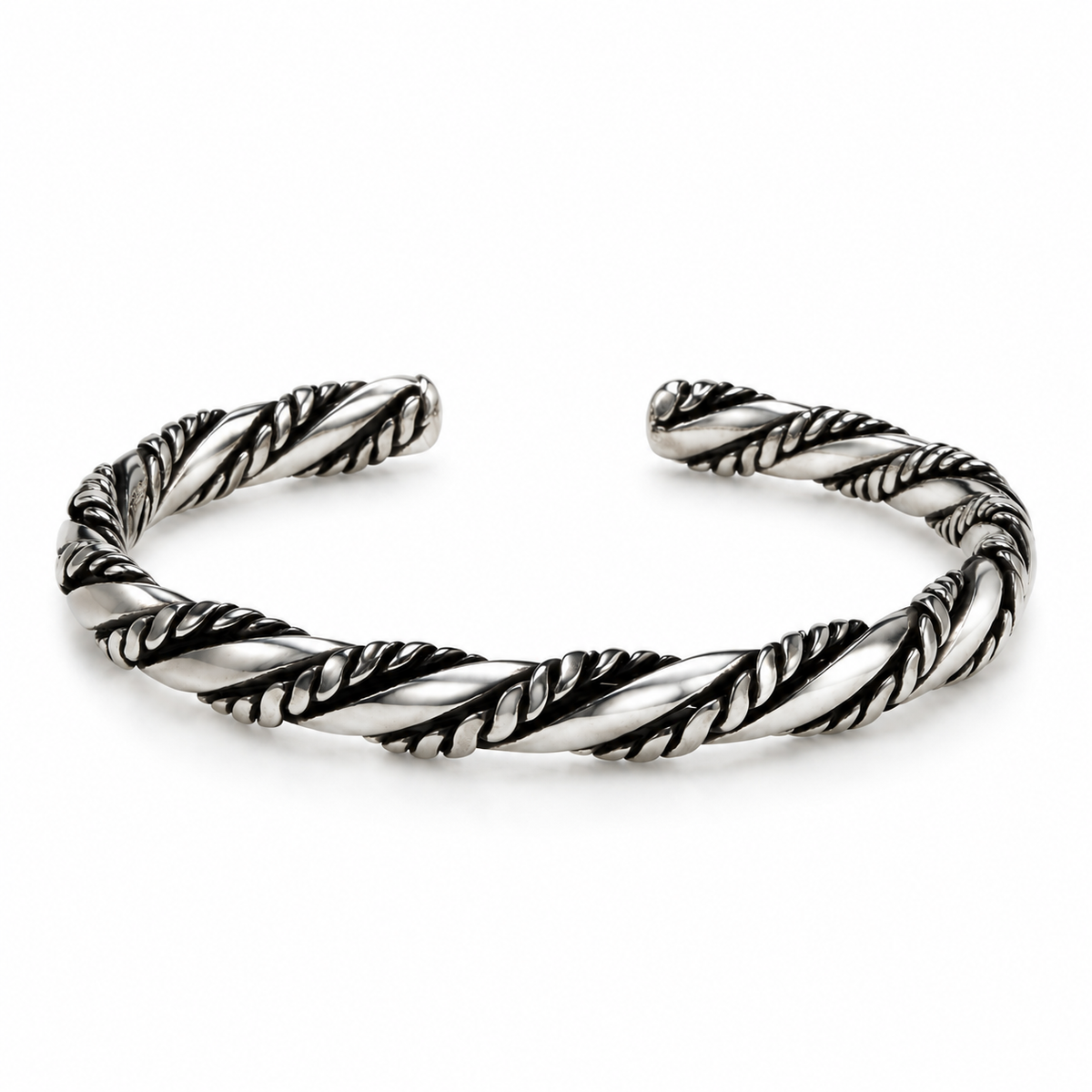Twisted Rope Cuff Bracelet