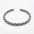 Double Helix Cable Cuff Bracelet