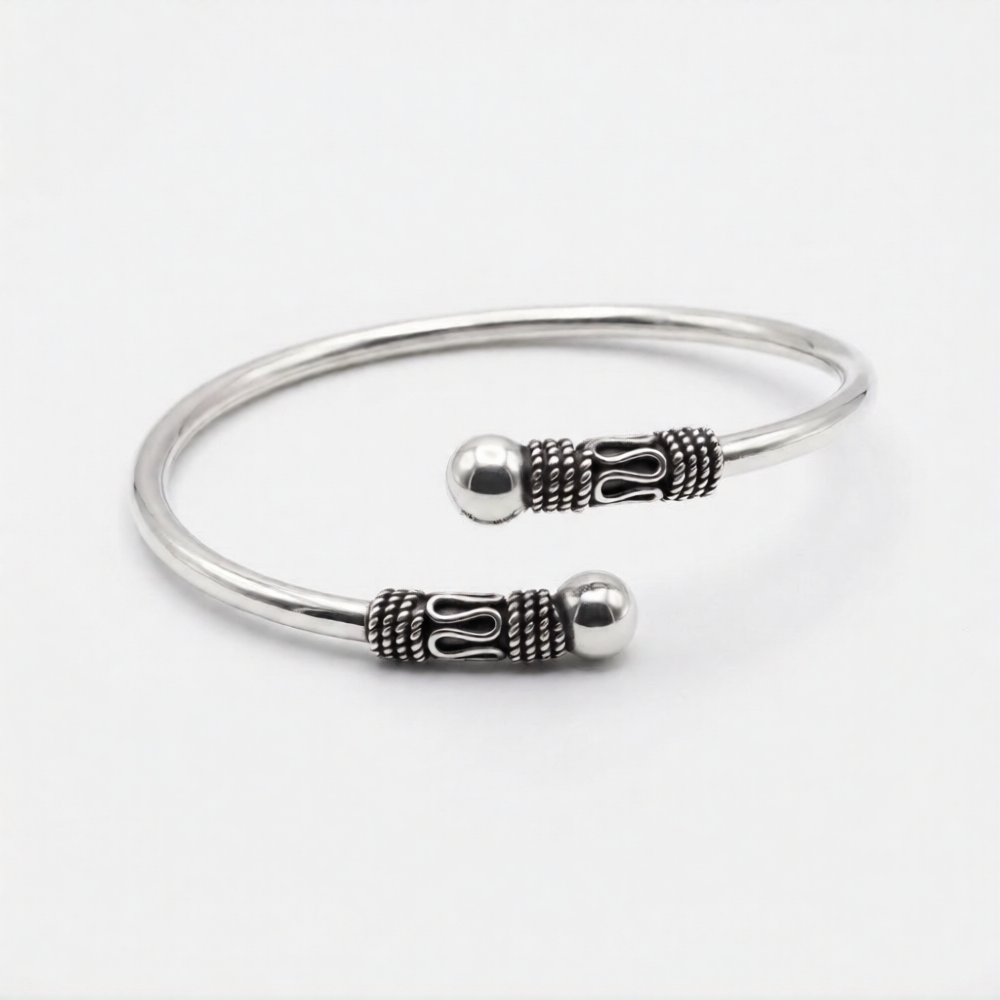 Heirloom Wire Wrap Cuff Bracelet