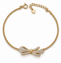 Pave Ribbon Bow Bracelet