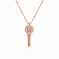 Radiant Key Pendant Necklace
