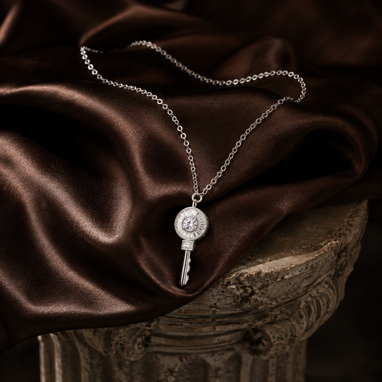 Halo Key Pendant