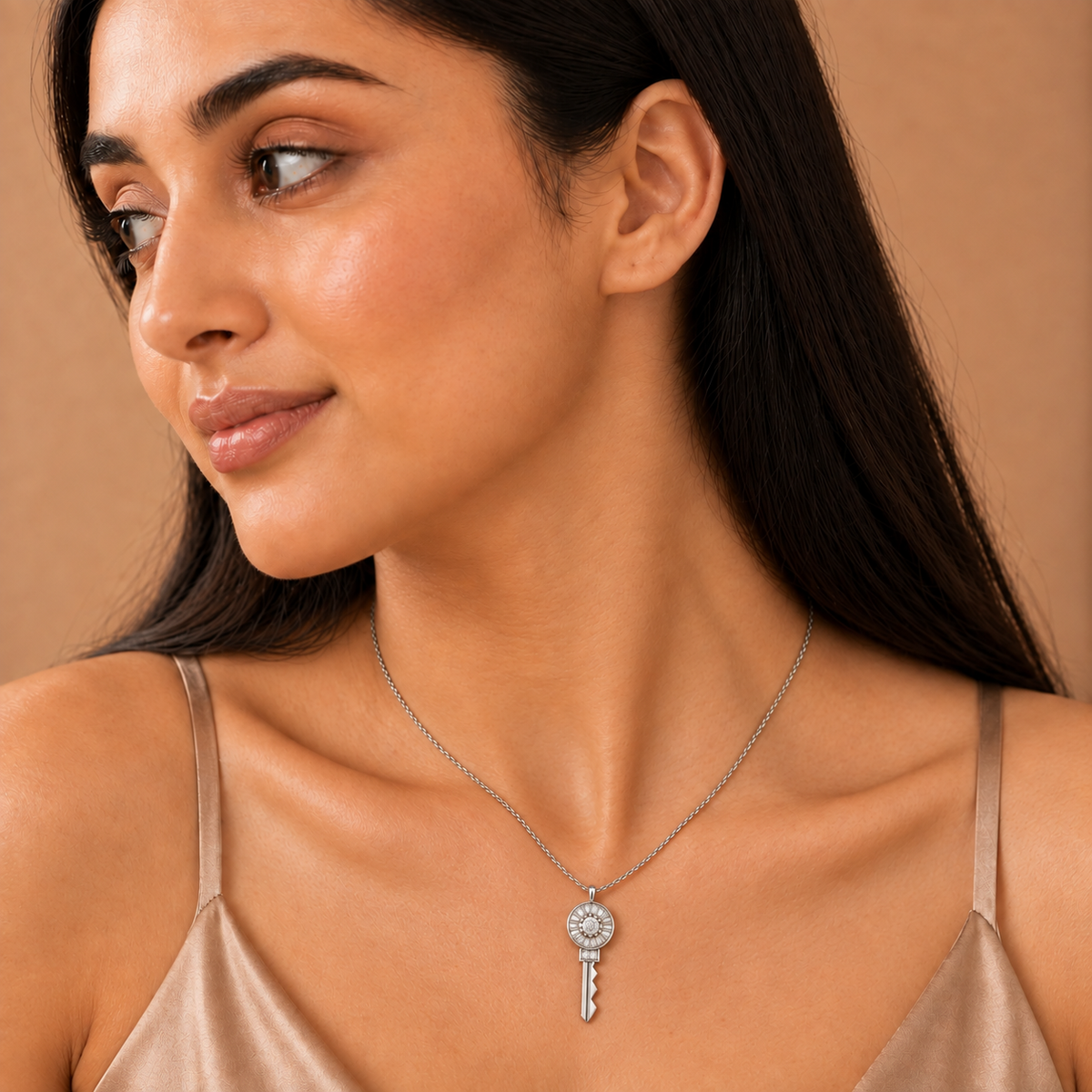 Halo Key Pendant