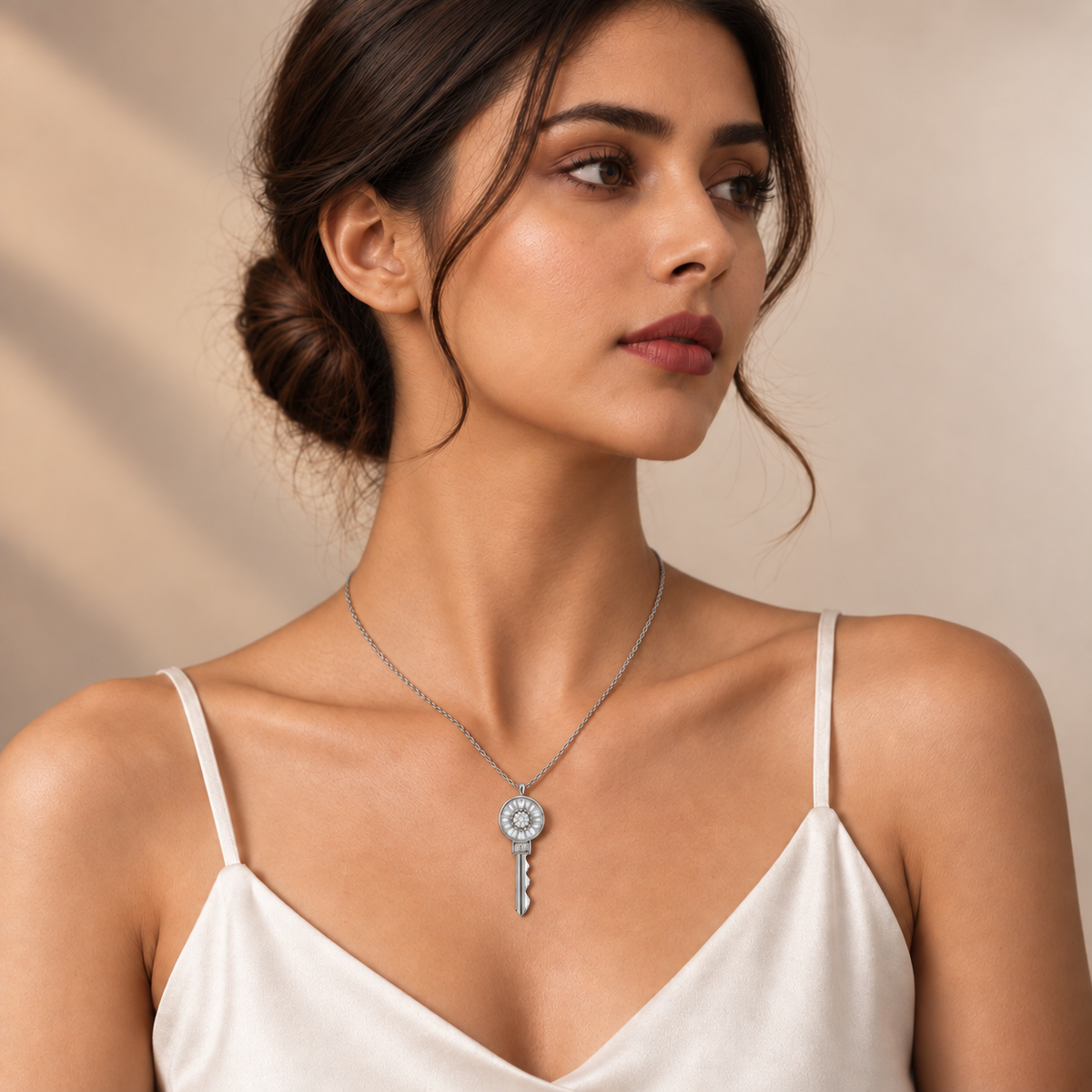 Halo Key Pendant