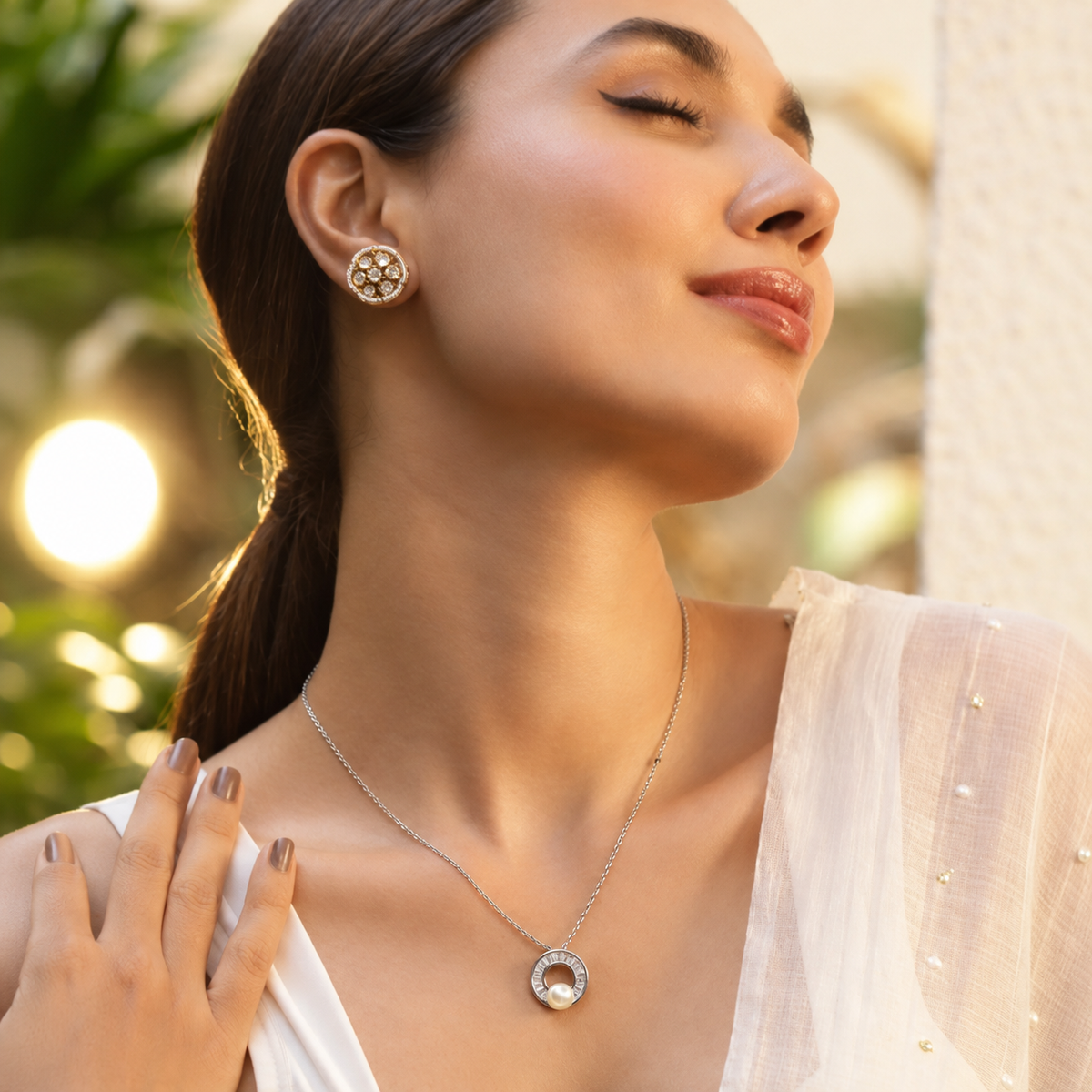 Eclipse Pearl Pendant