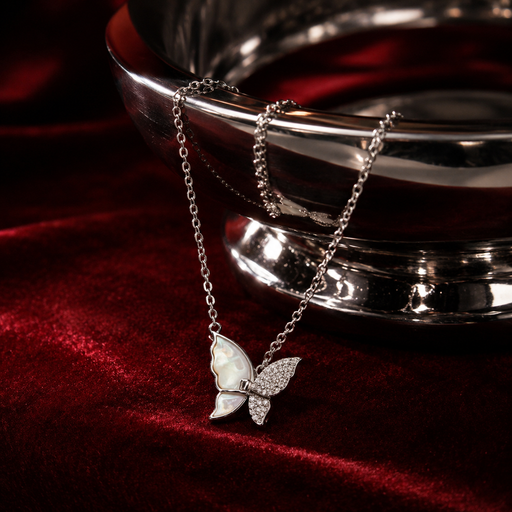 Split-Wing Butterfly Pendant