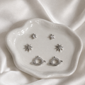 Celestial Star & Planet Stud Set of 3
