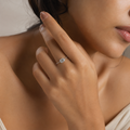 Bezel Chain Band Ring