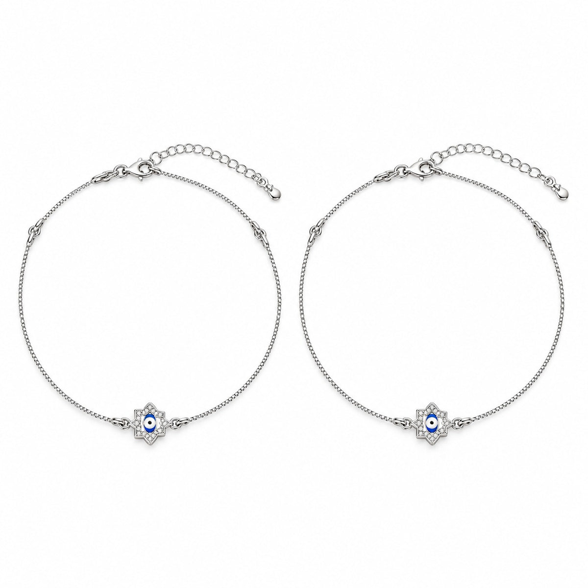 Star Evil Eye Anklet