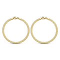 Golden Ribbon Herringbone Anklet
