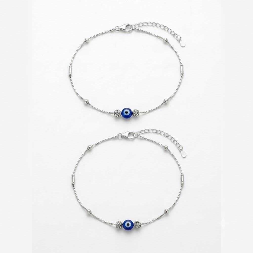 Whisper Chain Evil Eye Anklet