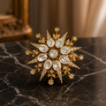 Starburst Moissanite Hair Clip