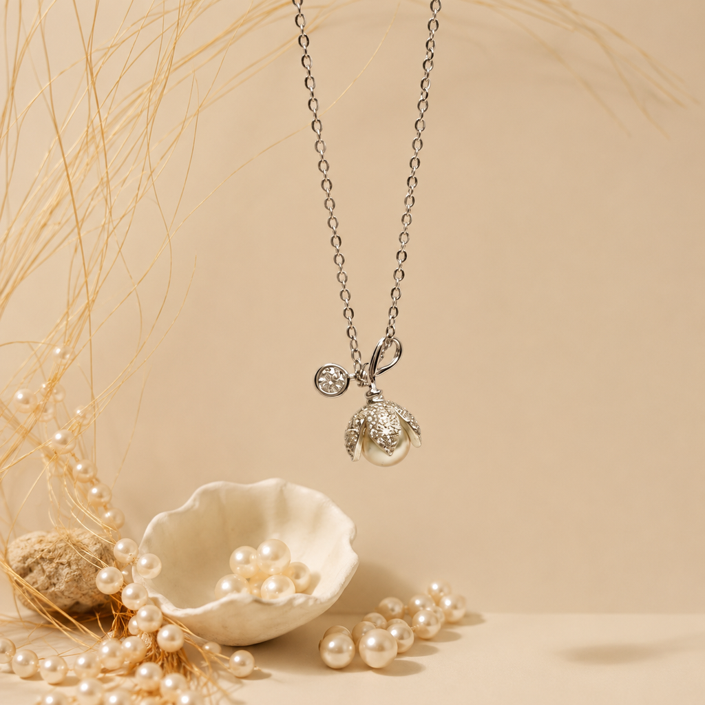 Pearl Drop Pendant Necklace