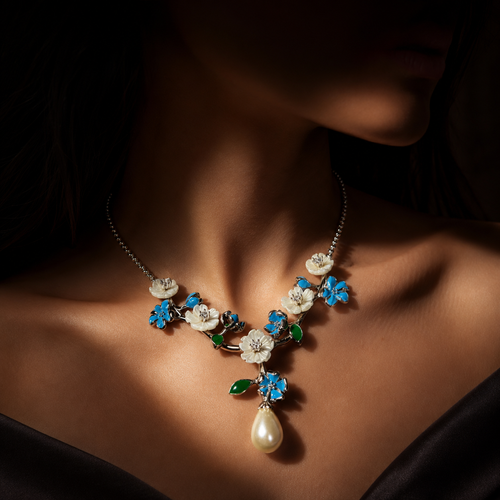 Blossom Vine Pearl Drop Set