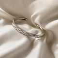 Checkerboard Pave Open Cuff