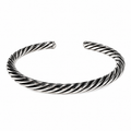 Spiral Cable Cuff Bracelet