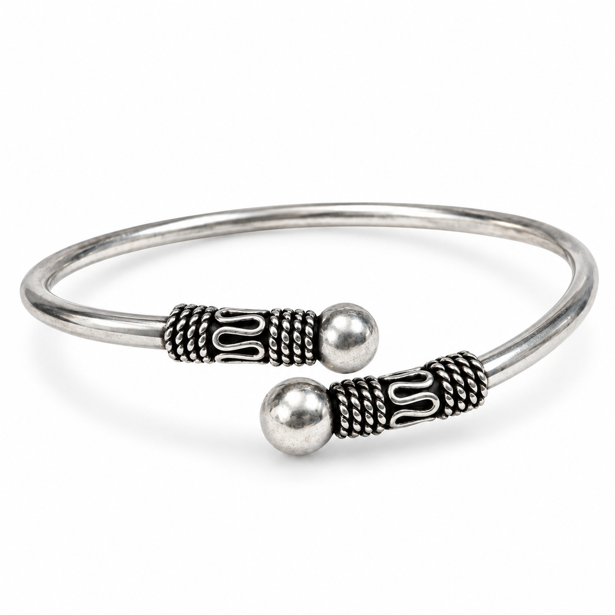 Heirloom Wire Wrap Cuff Bracelet