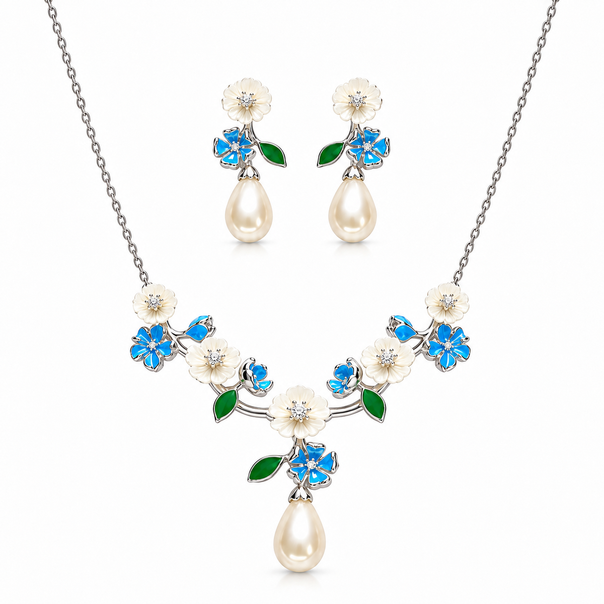 Blossom Vine Pearl Drop Set