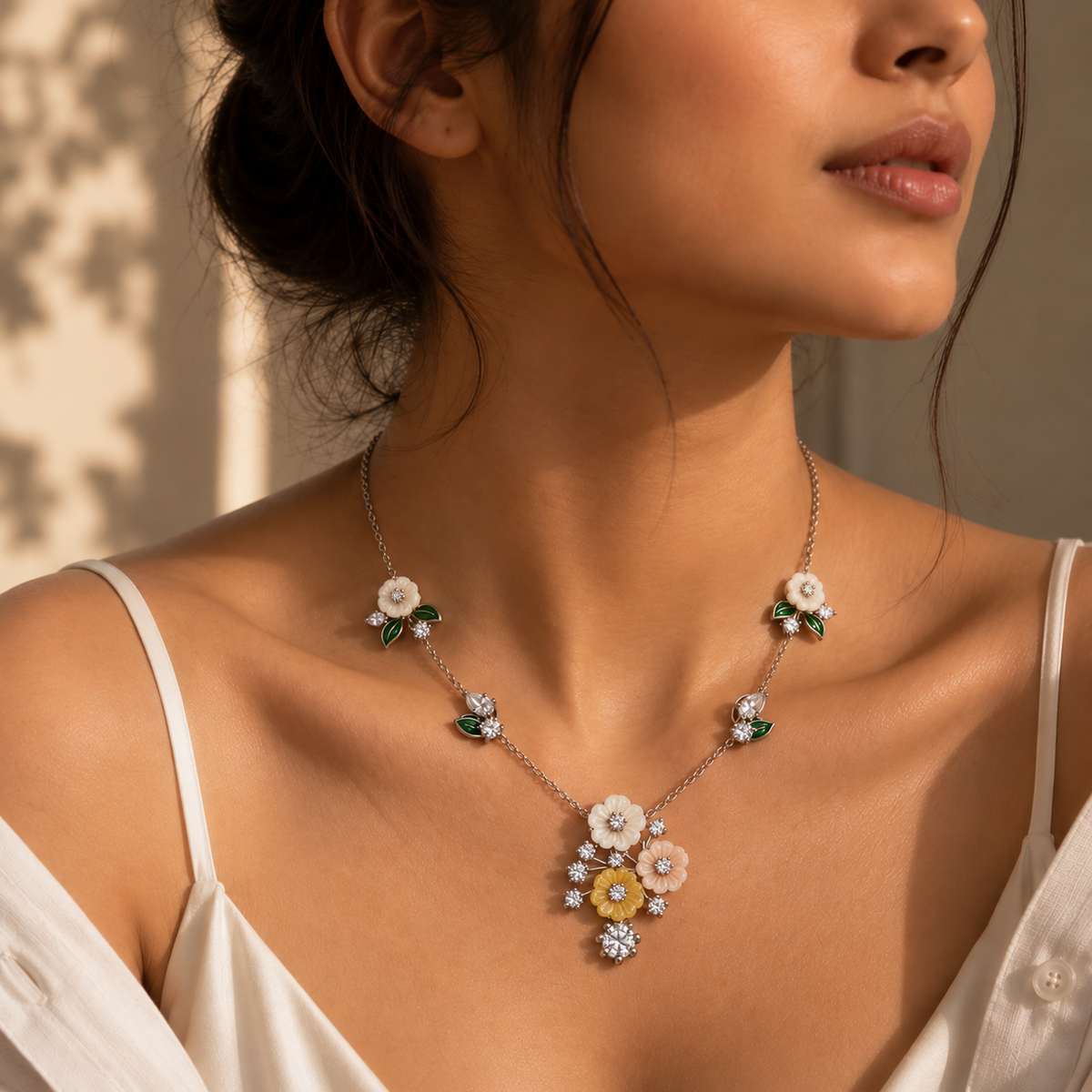 Meadow Bouquet Necklace Set
