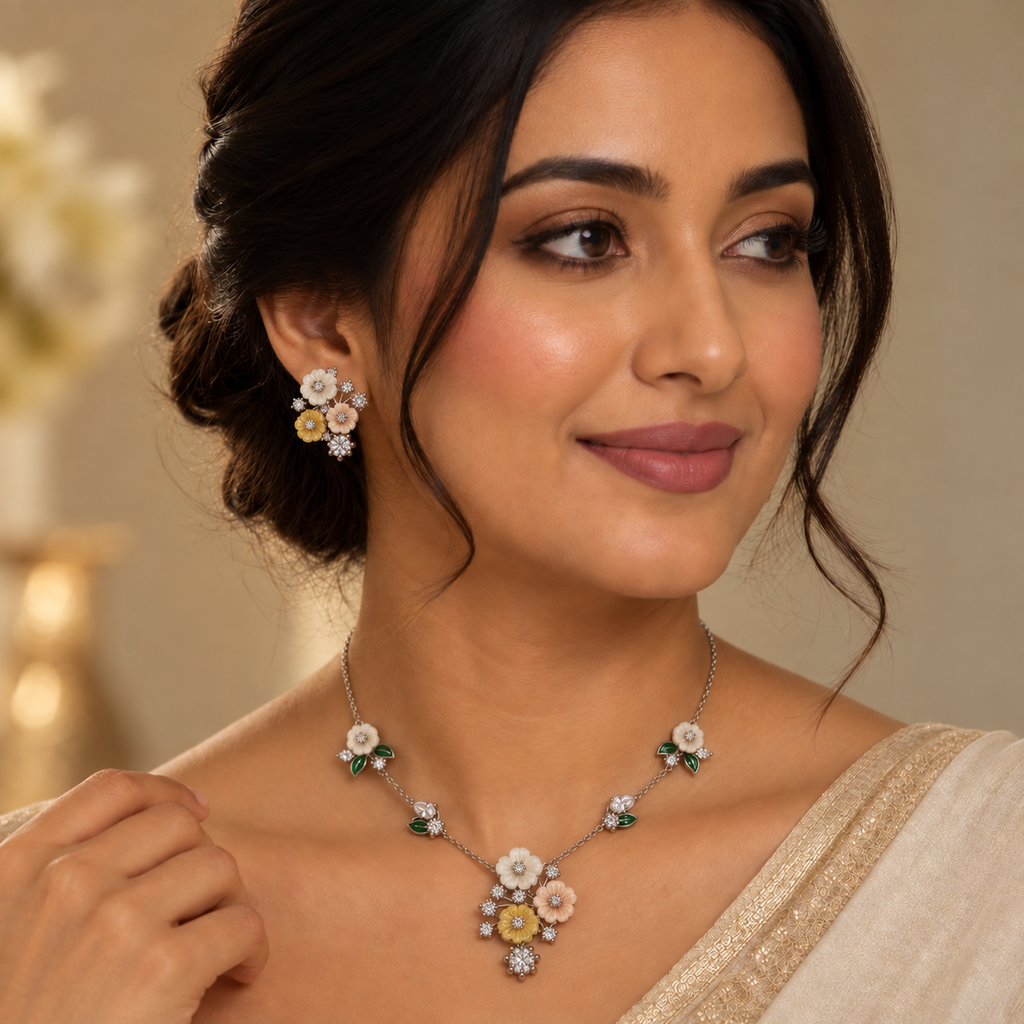 Meadow Bouquet Necklace Set