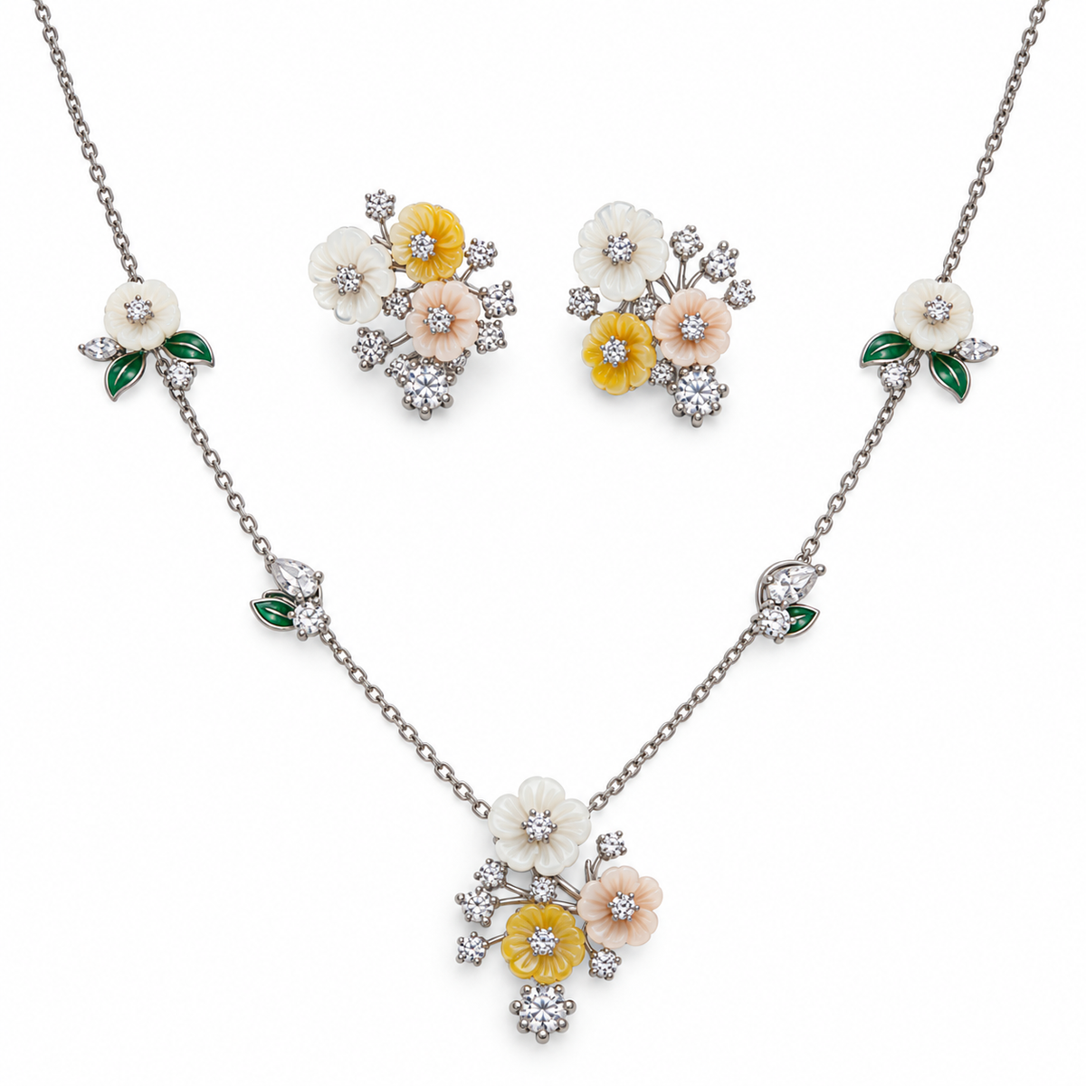 Meadow Bouquet Necklace Set